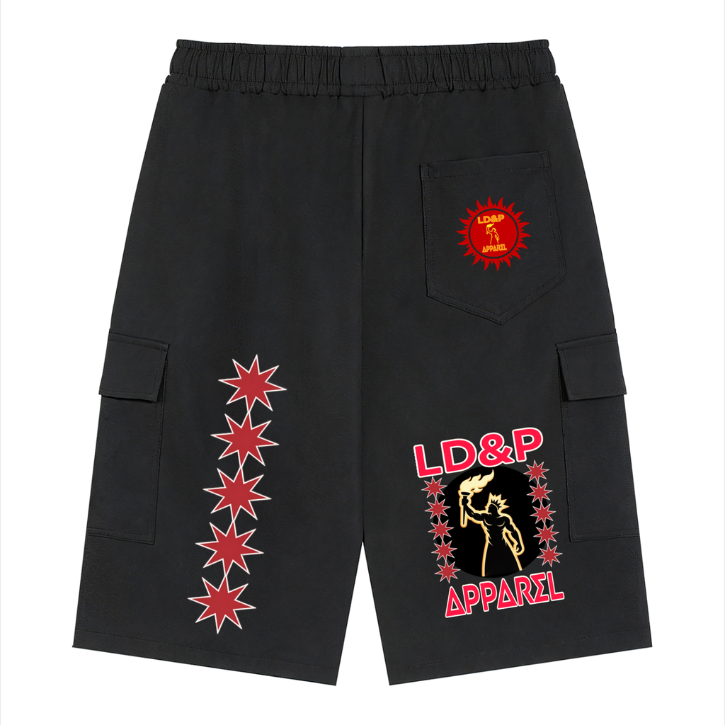 LD&P  APPAREL  Drawstring Cargo Shorts