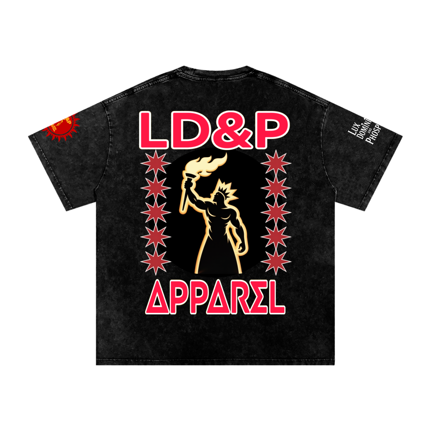 Snow Washed Oversized  LD&P Apparel Cotton T-Shirt
