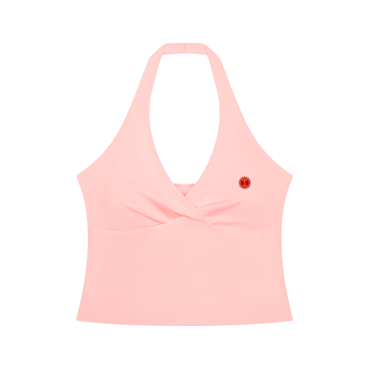 Women’s Ruched Halter Yoga Tank Top