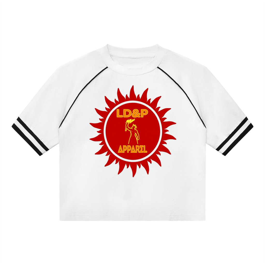 LD&P APPAREL Women’s Raglan Ribbed T-Shirt
