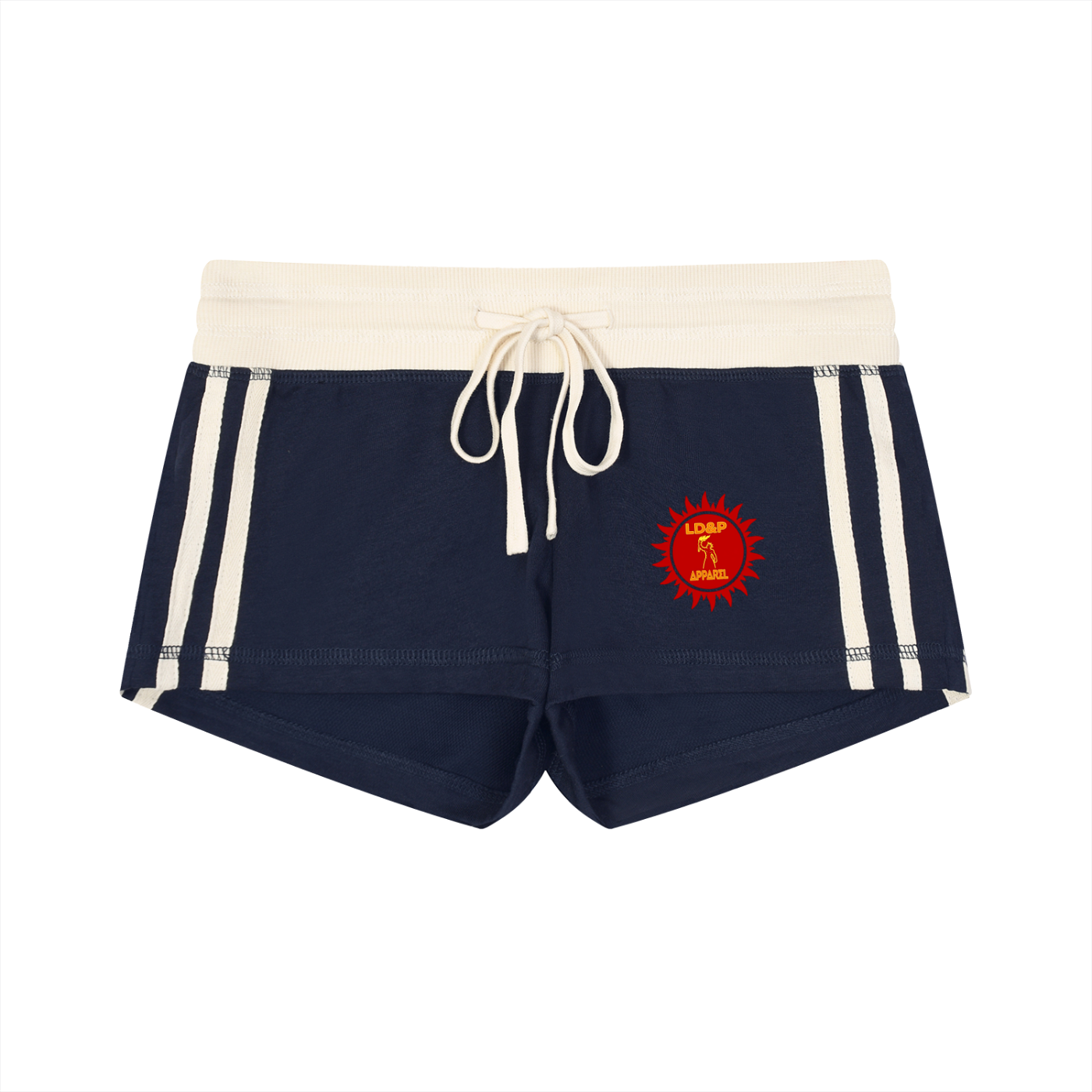 Women's Contrast Stripe Track Shorts