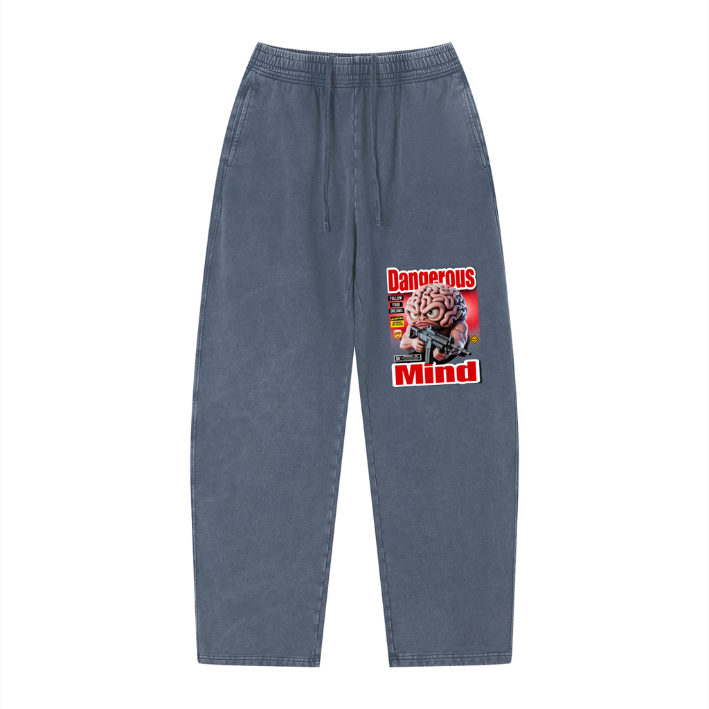 Unisex Vintage Wash Loose Sweatpants